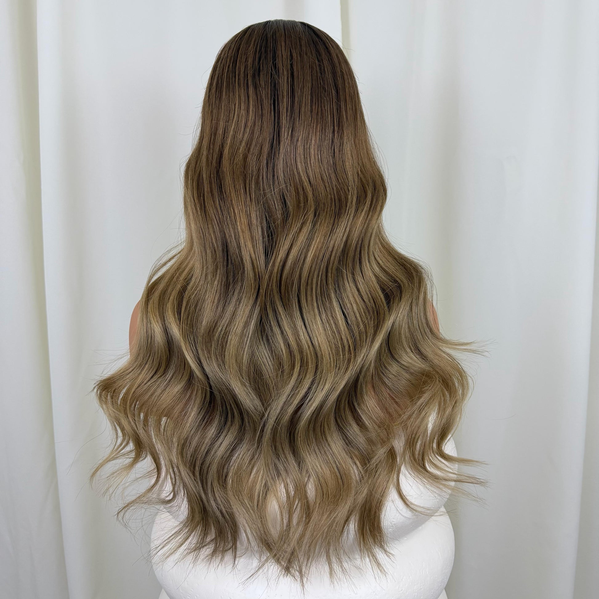 Long, wavy, brown hair
